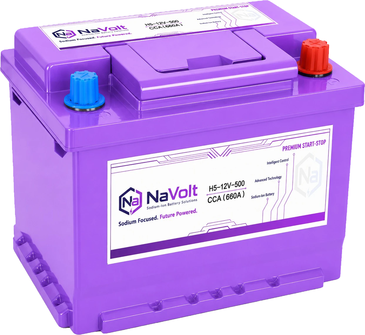 H5-12V-500 Sodium-ion Start-Stop Battery