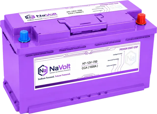 H7-12V-750 batería start-stop de ion sodio