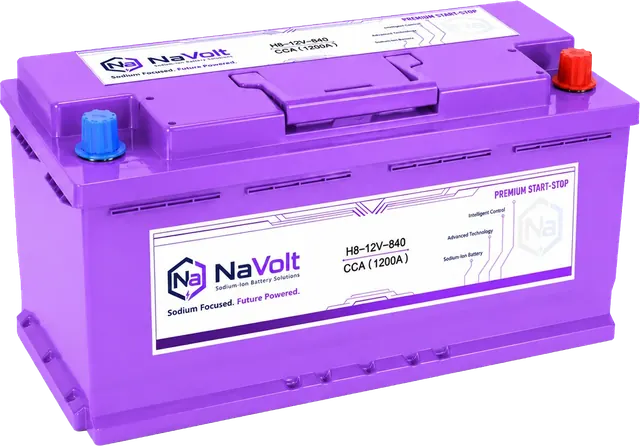 H8-12V-840 batterie sodium-ion start-stop